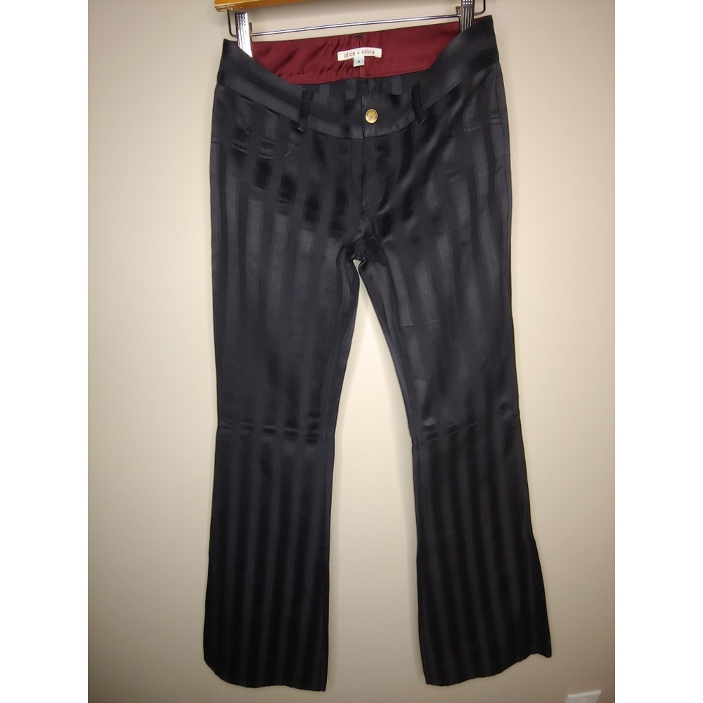 Alice & Olivia pin striped pants Sz 2
